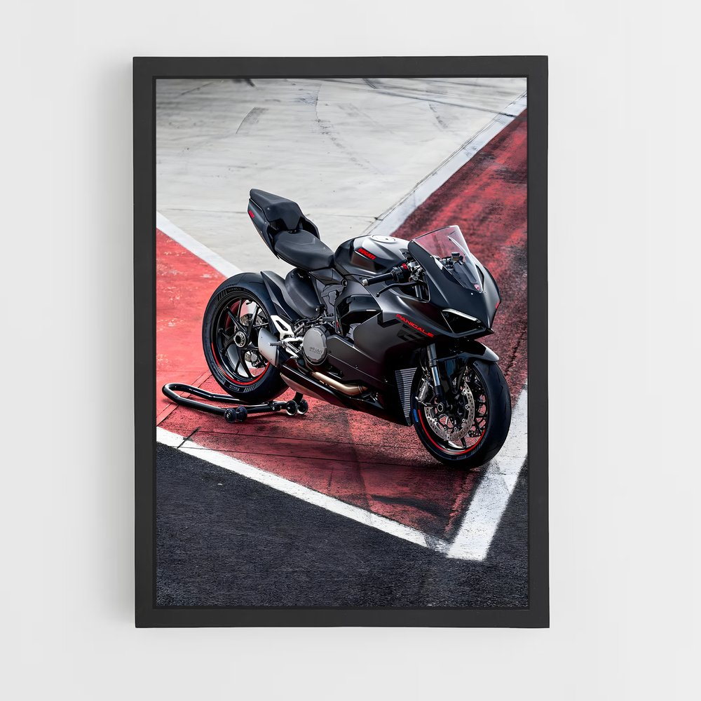 Poster Conquête Noire – affiche Ducati (vue 2)